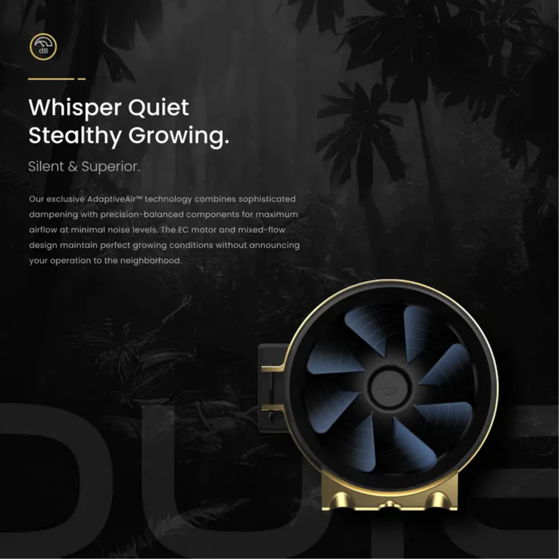 GXi 8 - Wireless Intelligent Inline Fan whisper quiet