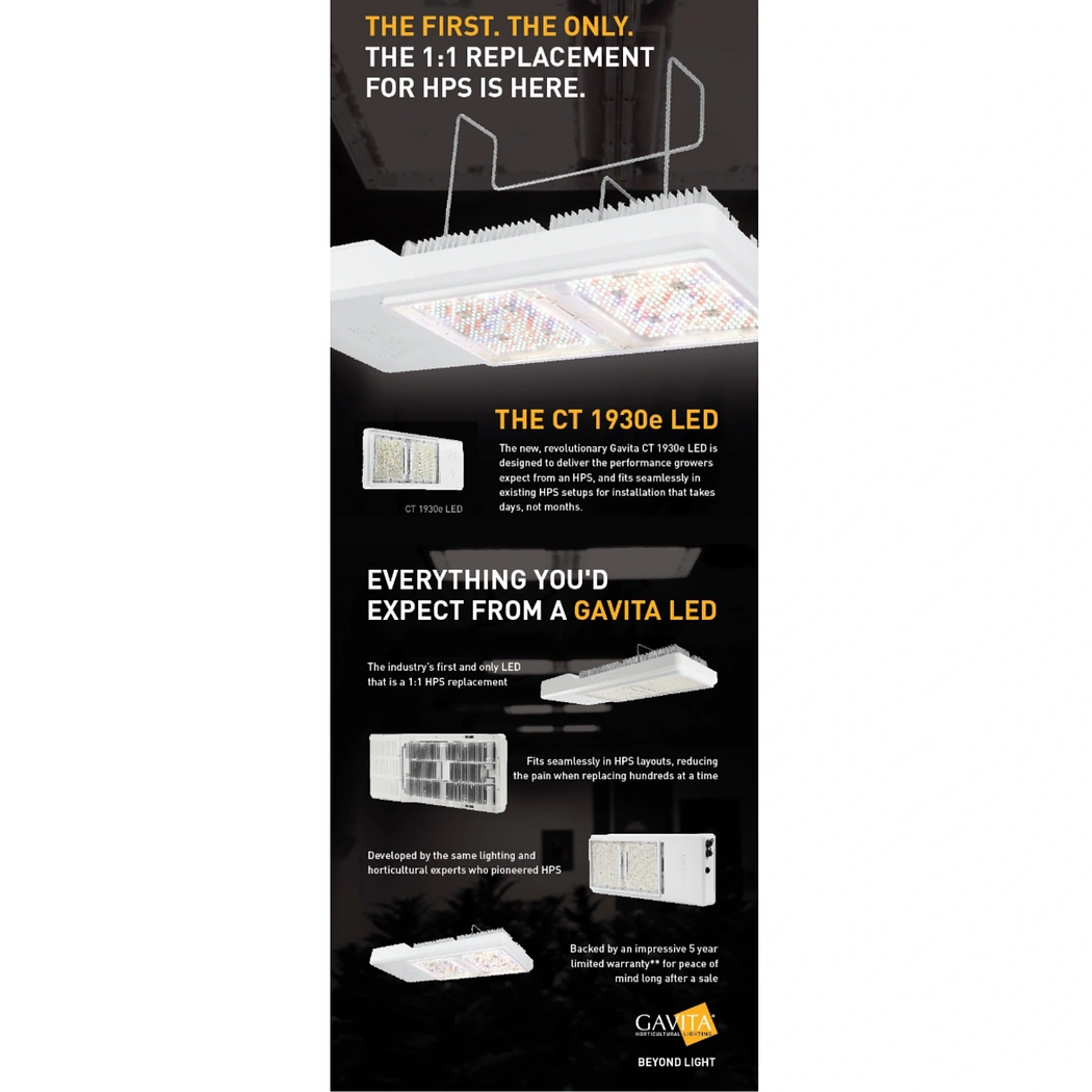 Gavita Pro CT 1930e LED Grow Light brochure