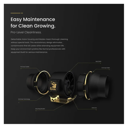 Gorilla GXi 4  Wireless Intelligent Inline Fan easy maintenance
