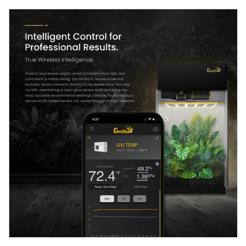 Gorilla GXi Temperature and Humidity Sensor control