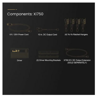 Gorilla Xi750 LED Grow Light components