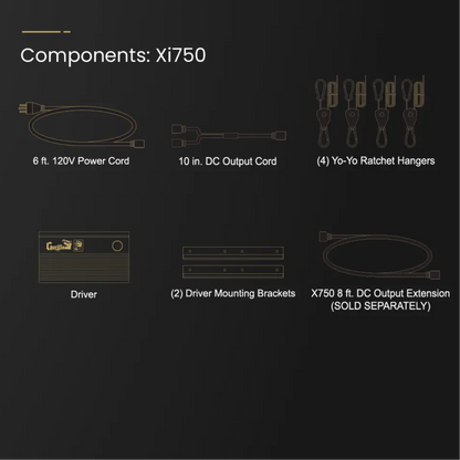 Gorilla Xi750 LED Grow Light components