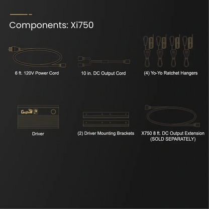 Gorilla Xi750 LED Grow Light components