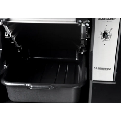 GreenBroz Alchemist 215 Trichome Extractor top tumbler bin