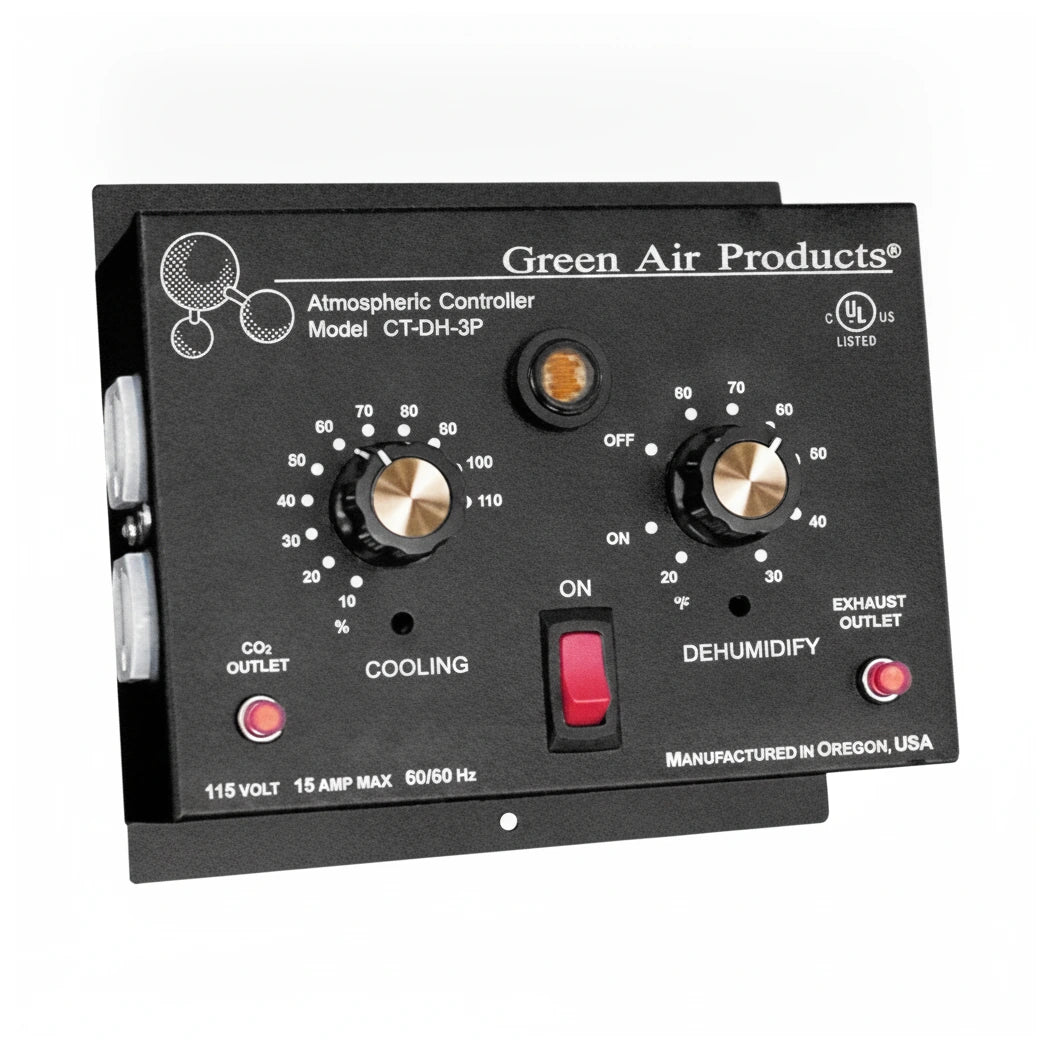 Green Air CT-DH-3 Cooling Thermostat & Dehumidistat 4 Outlets