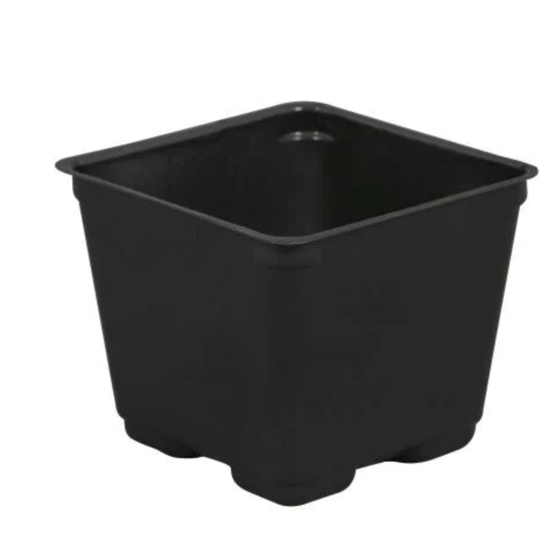 Gro Pro Black Plastic Square Pot 4 x 4 x 3.5 in