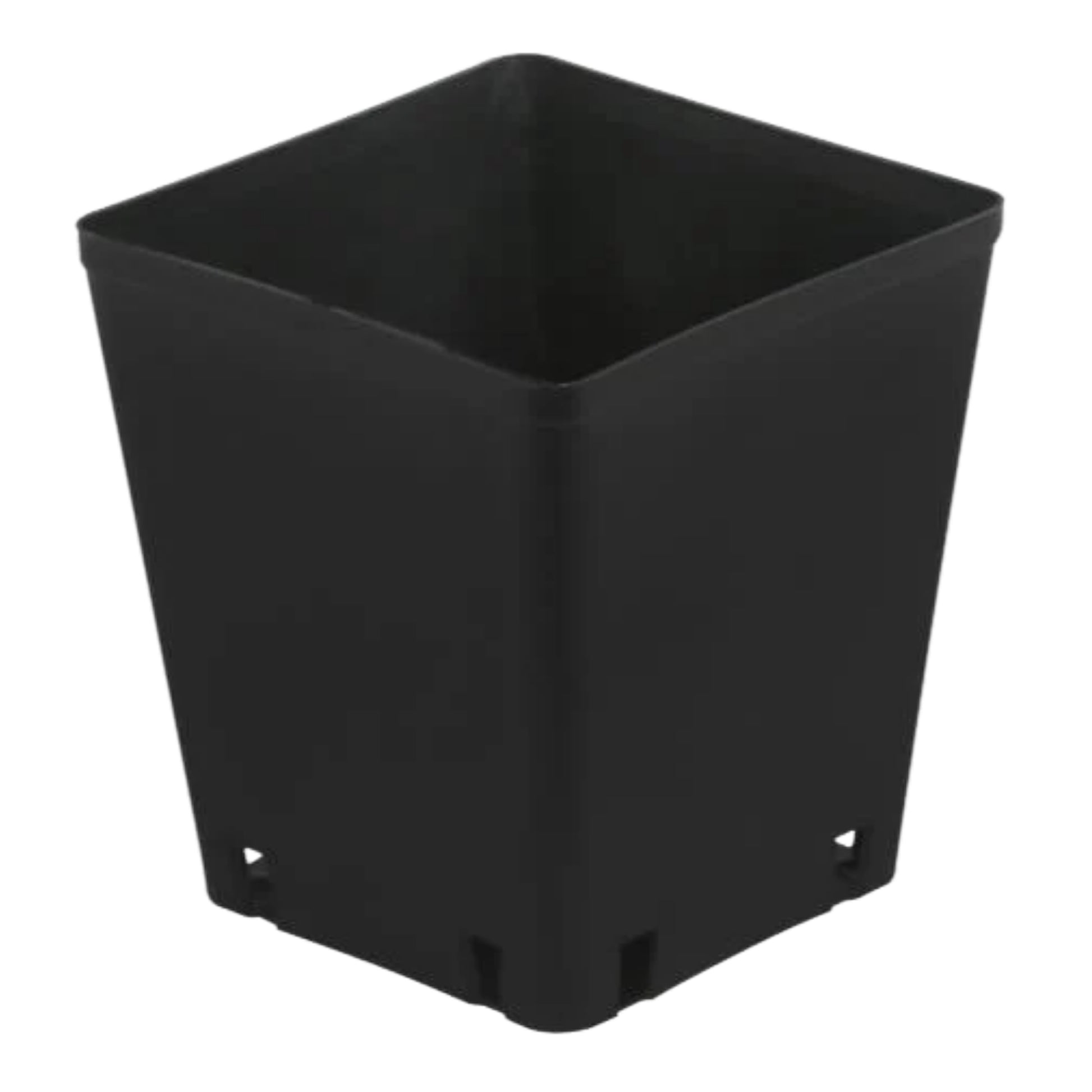 Gro Pro Black Plastic Square Pot 5 x 5 x 5.25 in
