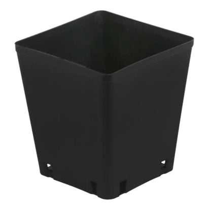 Gro Pro Black Plastic Square Pot 5 x 5 x 5.25 in