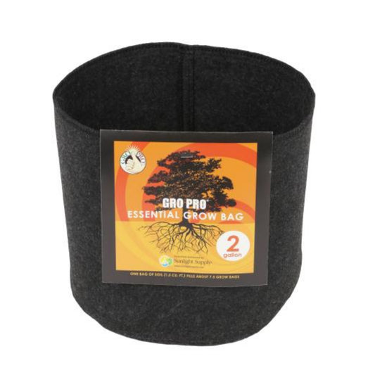 Gro Pro Essential Round Fabric Pot 2 Gallon