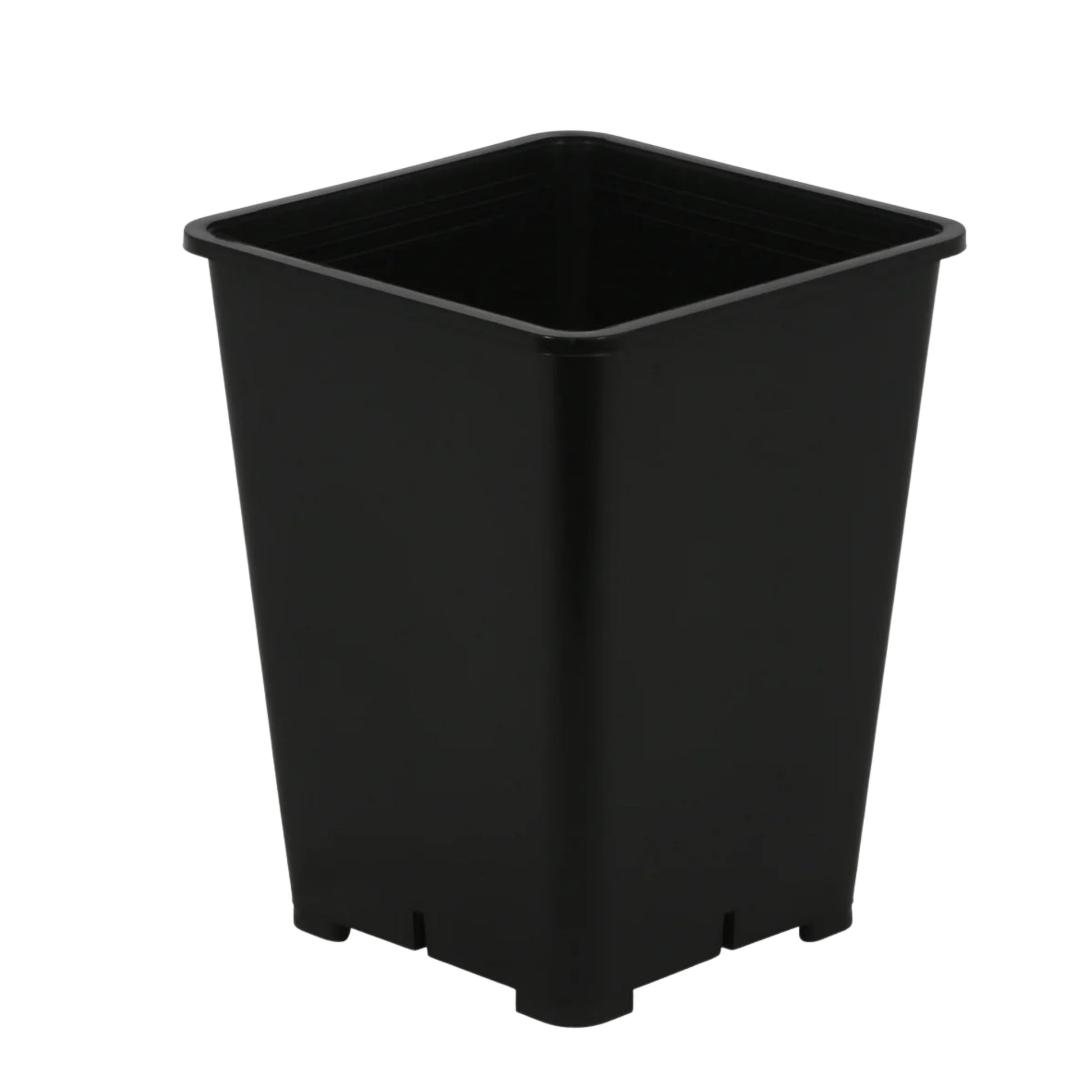 Gro Pro Premium Black Square Pot 6 in x 6 in x 8 in