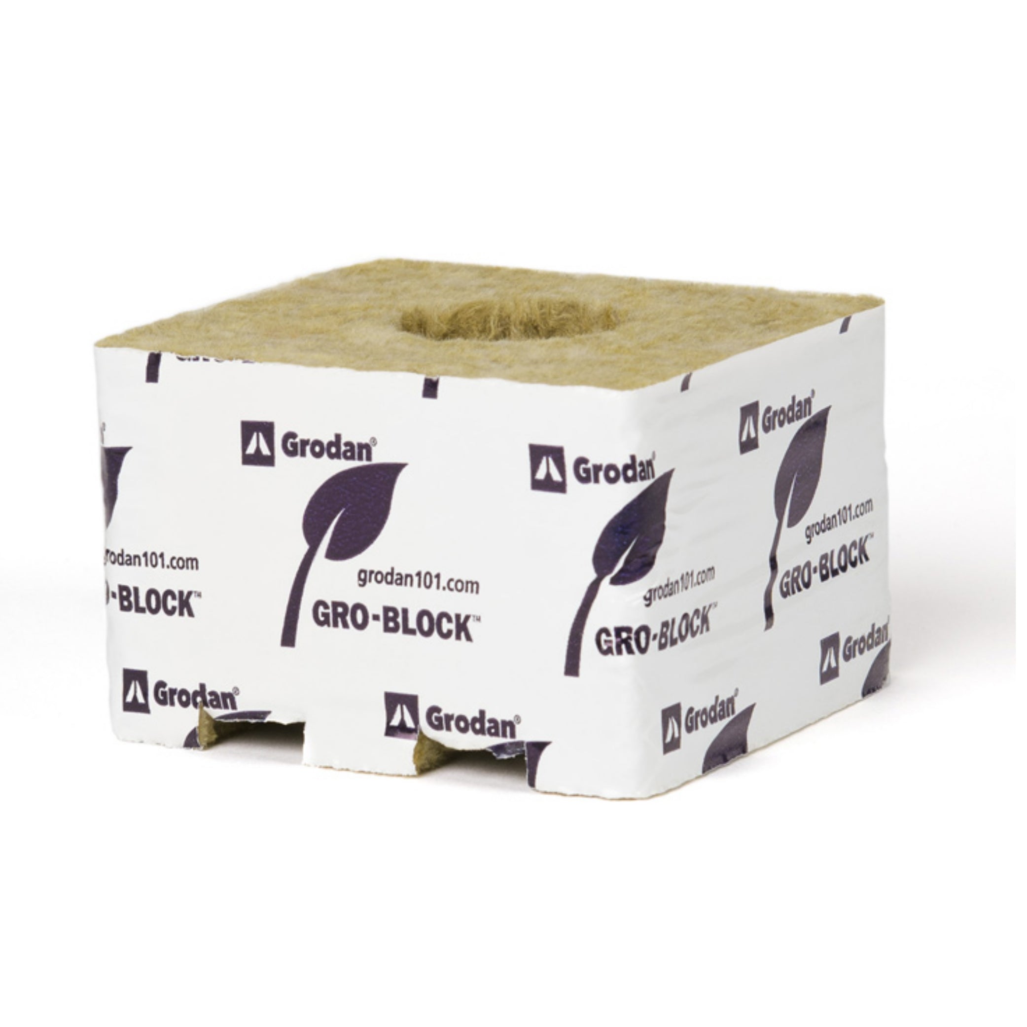 Grodan Gro-Block Improved GR6.5 Small 4'' | Case of 216 unwrapped ...