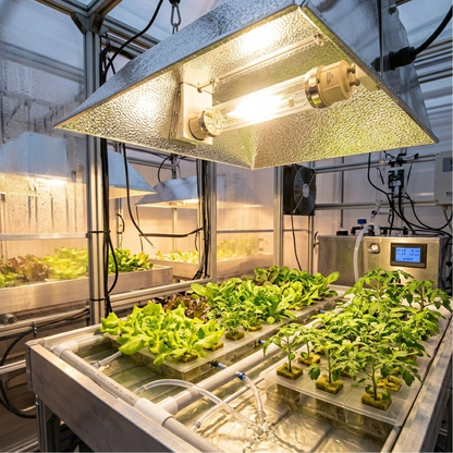 Growers Choice 315W Ceramic Metal Halide CMH Lamp 3100k in a hydroponic controled enviroment