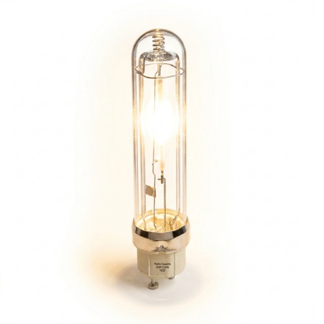 Growers Choice 315W Ceramic Metal Halide CMH Lamp 3100k turned on