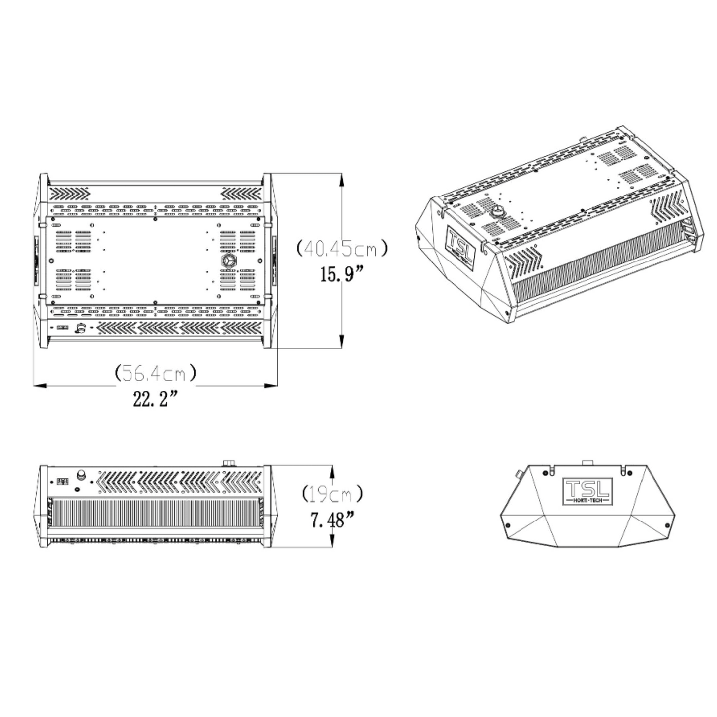Growers Choice TSL800W dimensions