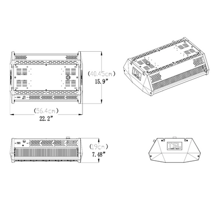 Growers Choice TSL800W dimensions