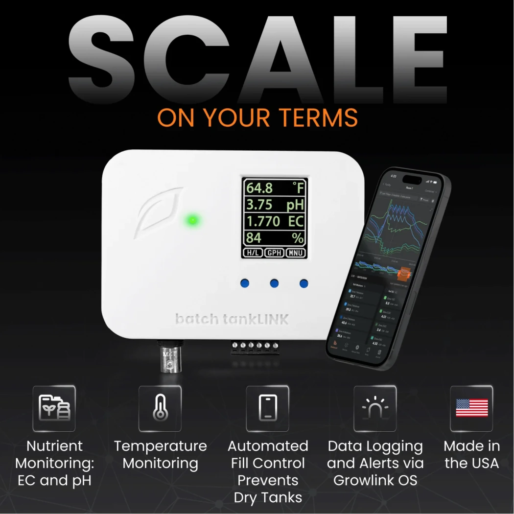 Growlink Batch TankLINK scale on your terms