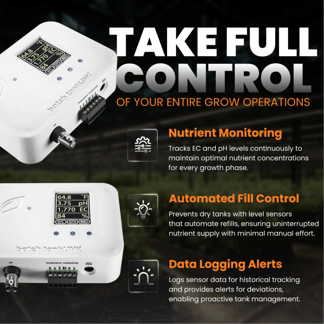 Growlink Batch TankLINK take full control