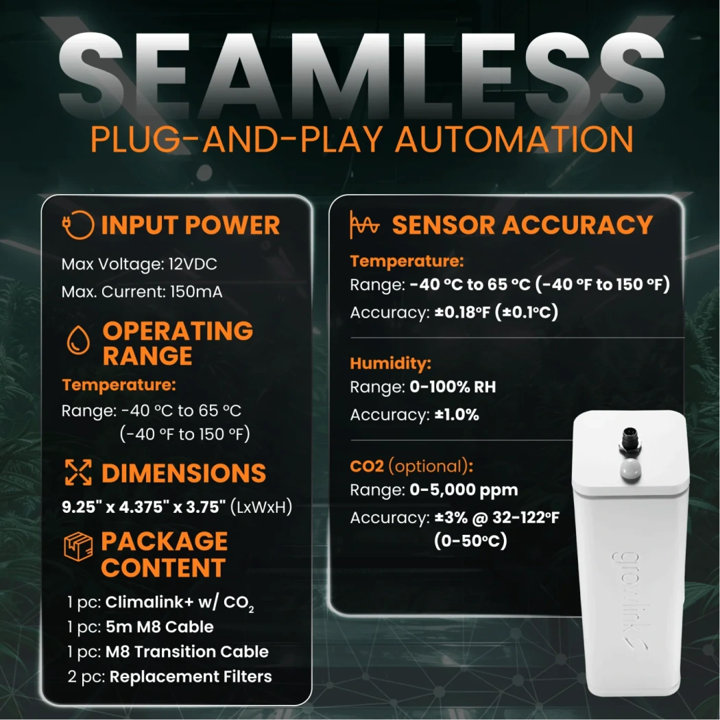 Growlink Climalink plug and play automation