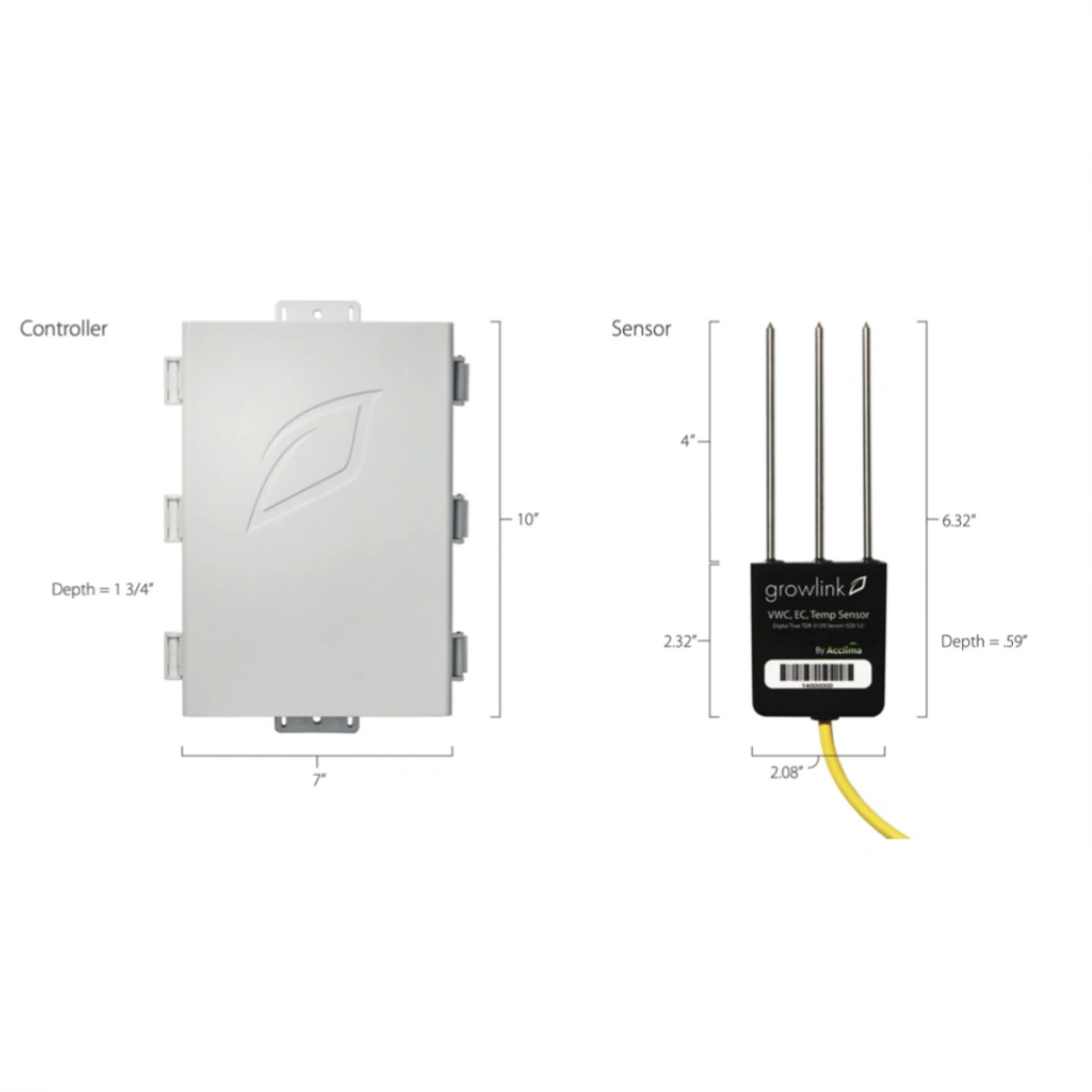 Growlink Precision Irrigation Module dimensions