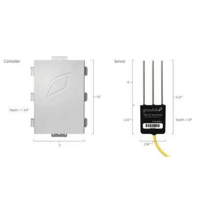 Growlink Precision Irrigation Module dimensions