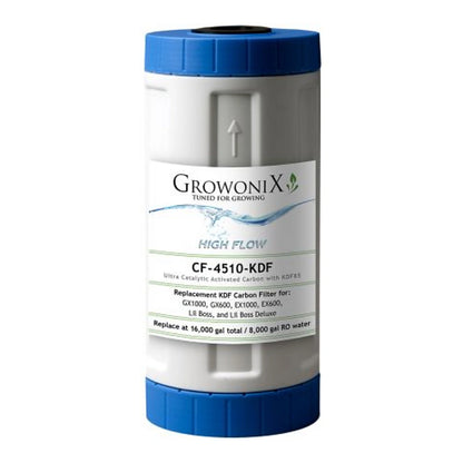 GrowoniX Catalytyic Carbon Filter 4510 KDF85 label