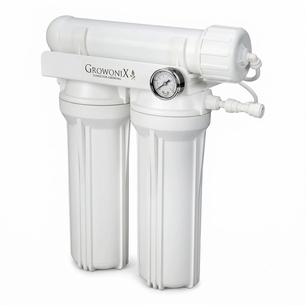 GrowoniX EX200 Reverse Osmosis Filter 200GPD right side