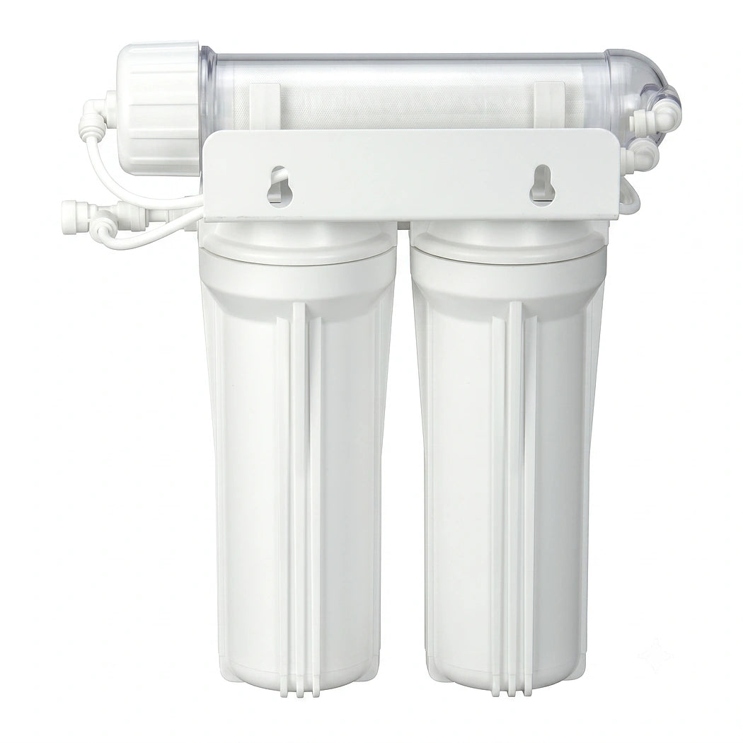 GrowoniX EX200 Reverse Osmosis Filter 200GPD w KDF back  view