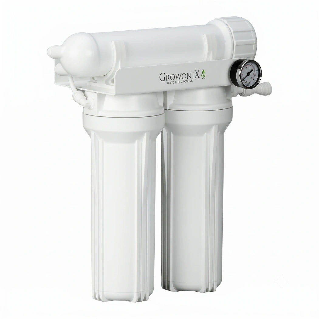 GrowoniX EX200 Reverse Osmosis Filter 200GPD w KDF left side
