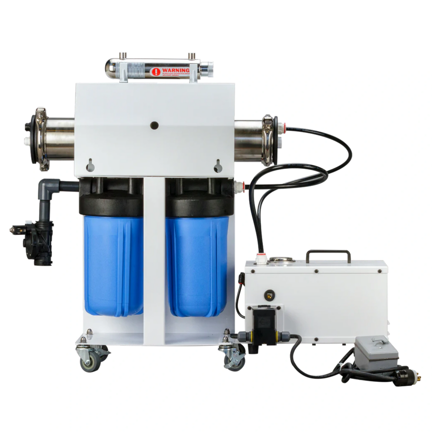 GrowoniX High Flow RO Water Filtration System GX1000 Deluxe back view