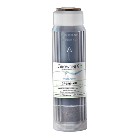 GrowoniX Premium KDF85 Catalytic Carbon Filter 2.5 x 9.75 main image