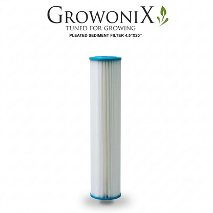 Growonix 4.5 x 20 Pleated sediment filter 10 micron