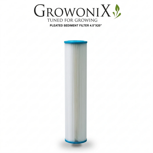 Growonix 4.5 x 20 Pleated sediment filter 10 micron