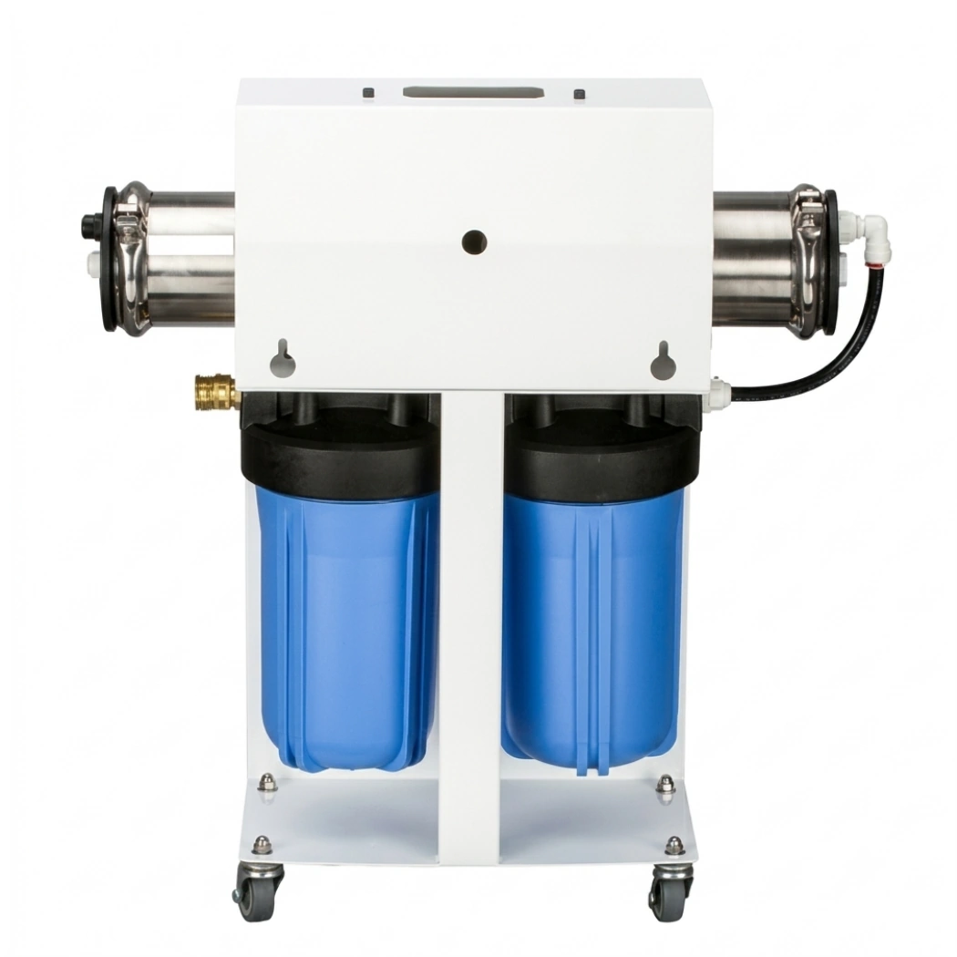 Growonix High Flow RO Water Filtration System GX1000 back view