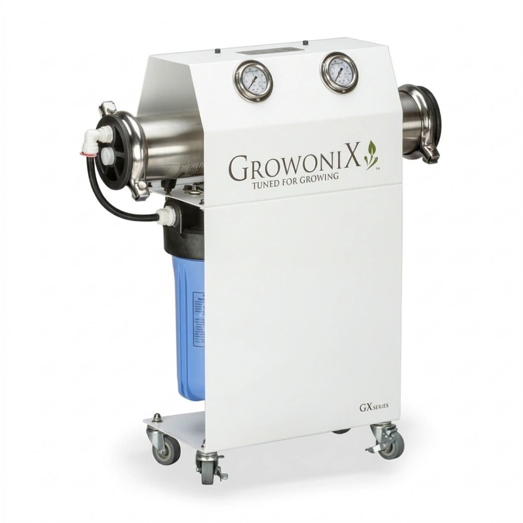 Growonix High Flow RO Water Filtration System GX1000 left side