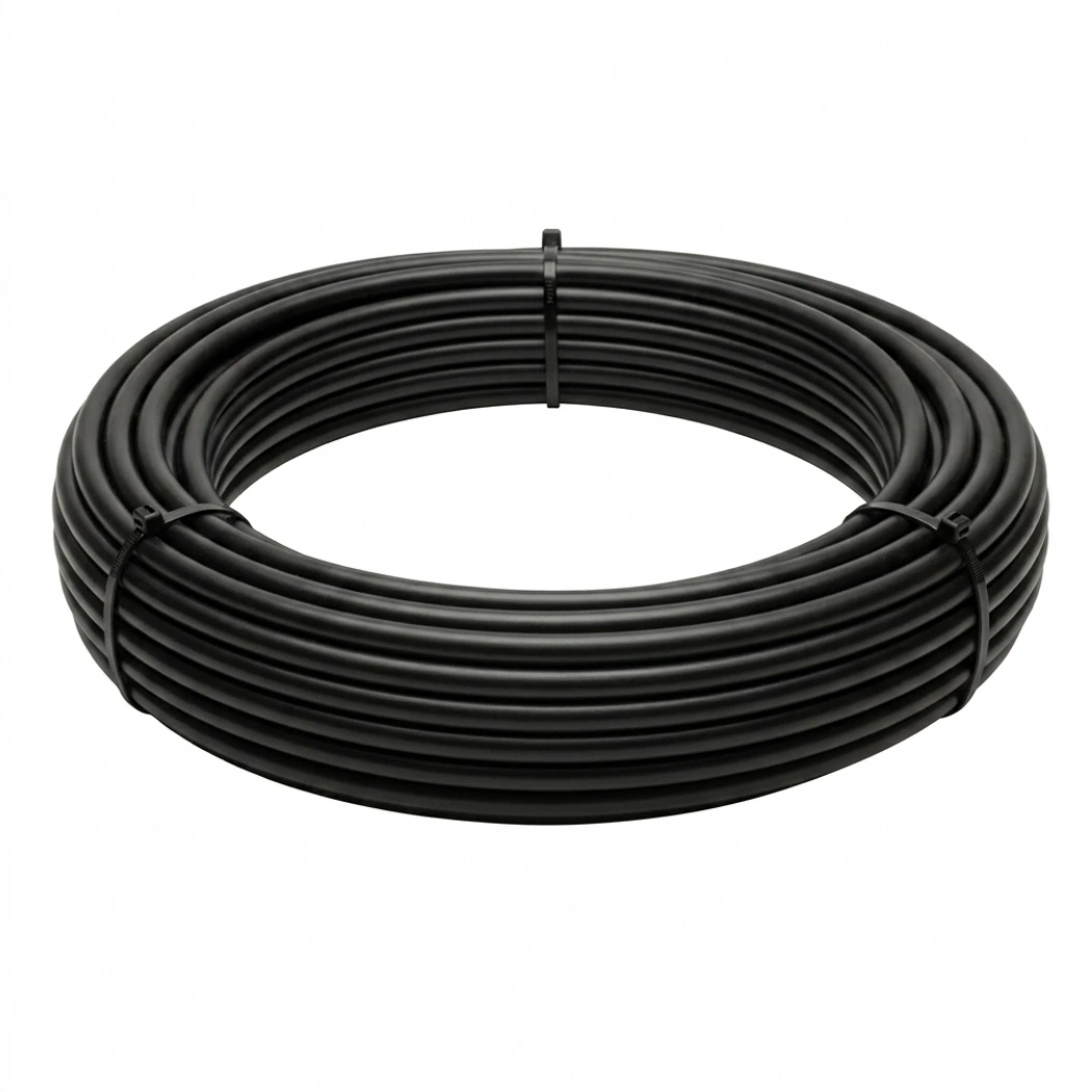 Growonix Tubing 1/4 in Black 25' length