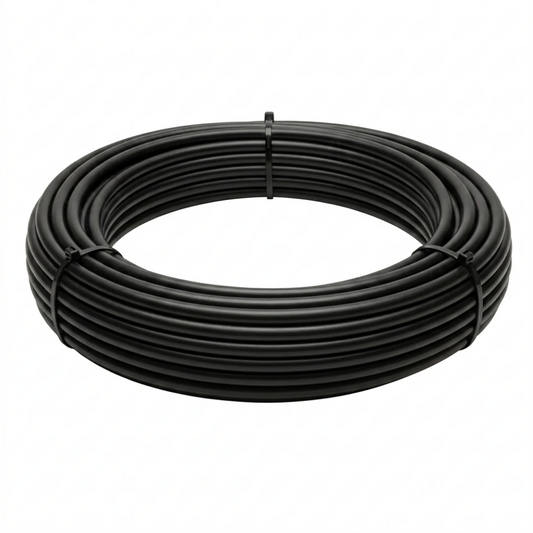 Growonix Tubing 1/4 in Black 25' length