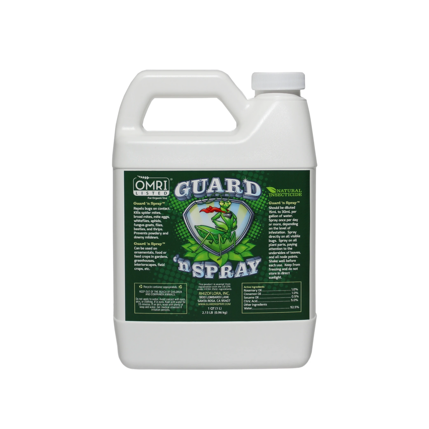 Guard 'N Spray - Natural Insecticide 1 liter