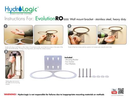 HydroLogic Evolution Wall Mount Bracket