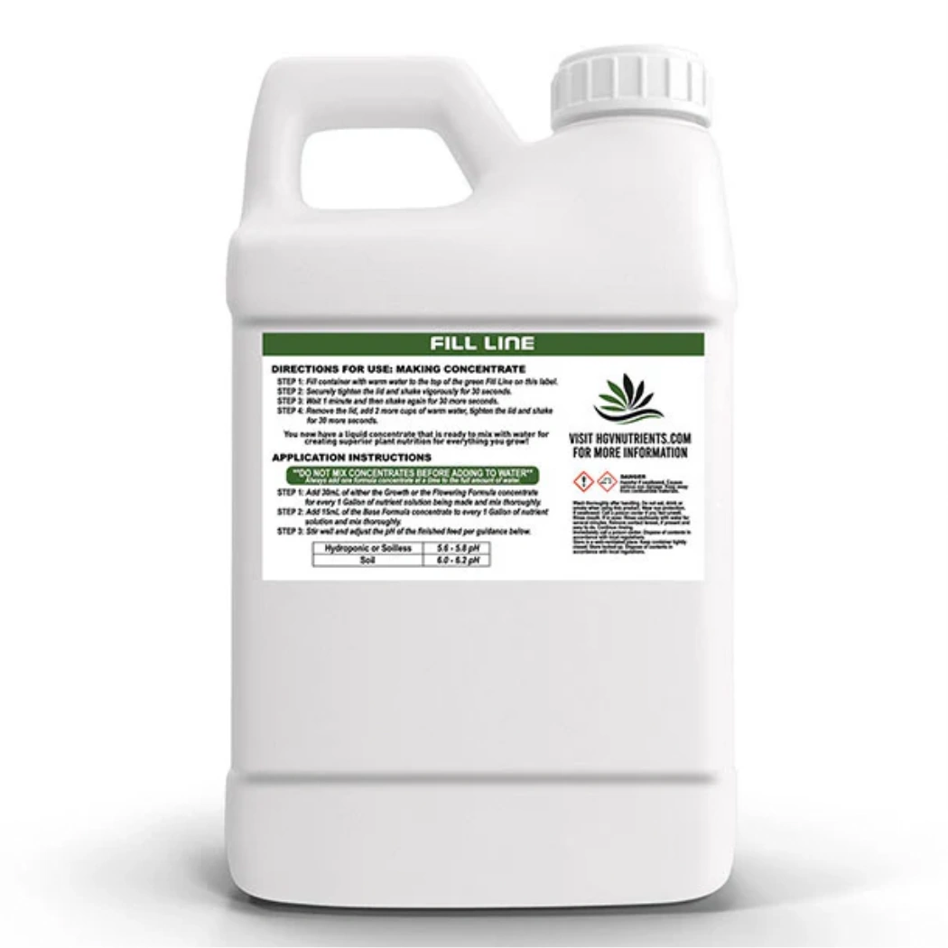 HGV Base Dry Ready To Mix Formula 2.5 Gallons back