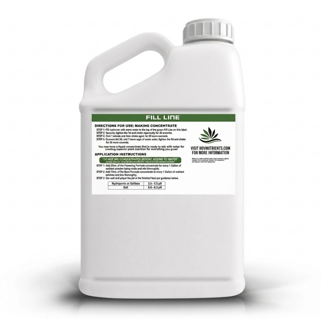 HGV Flower Dry Ready To Mix Formula 1 Gallon back