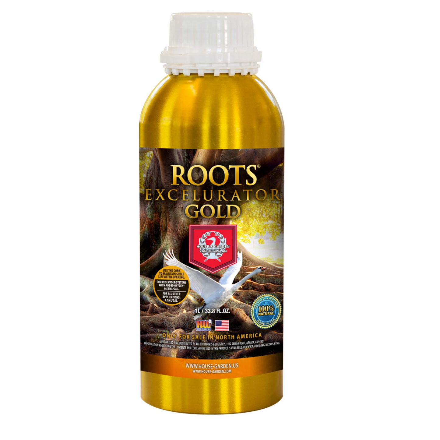House & Garden Roots Excelurator Gold for Soils 500ml