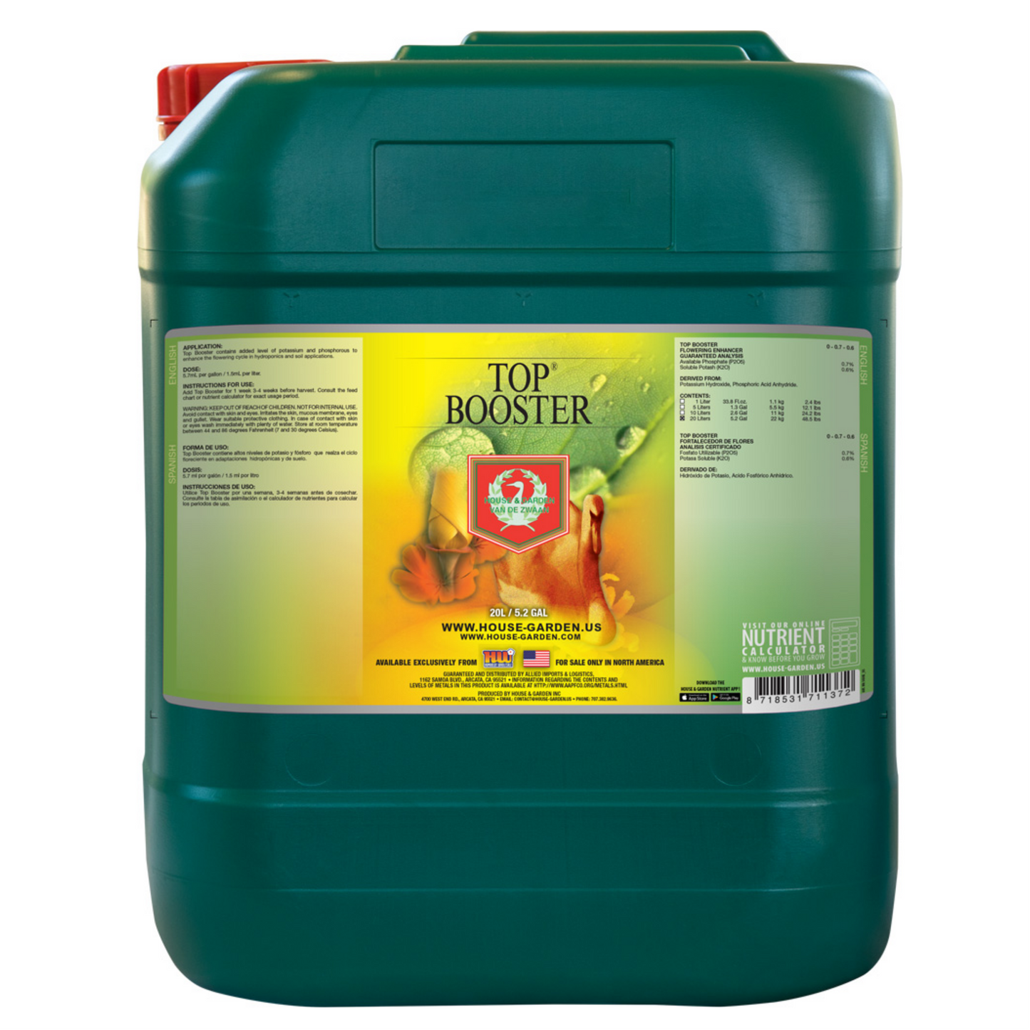 House & Garden Top Booster 20 liters