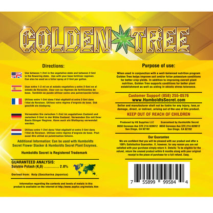 Humboldts Secret Golden Tree label