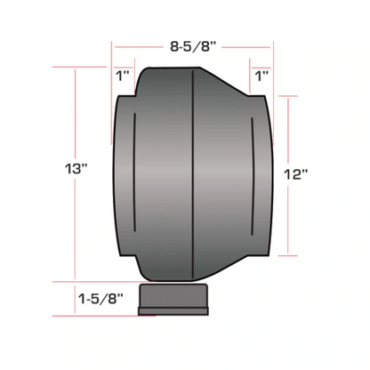 Hurricane Inline Fan 12in specs