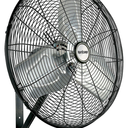 Hurricane Pro Commercial Grade Oscillating Wall Mount Fan 30 In side view