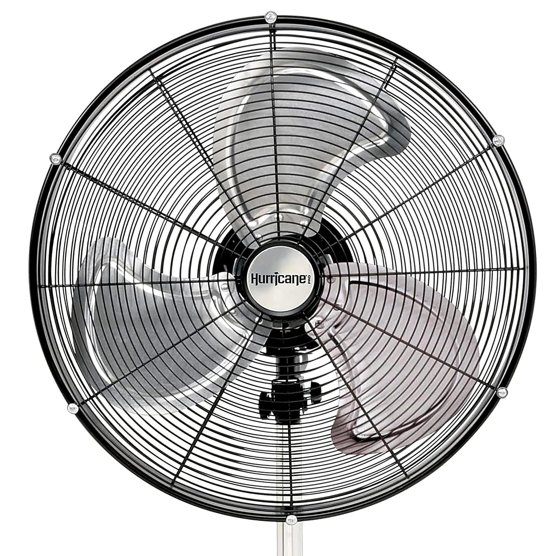 Hurricane Pro High Velocity Metal Stand Fan 20in front view