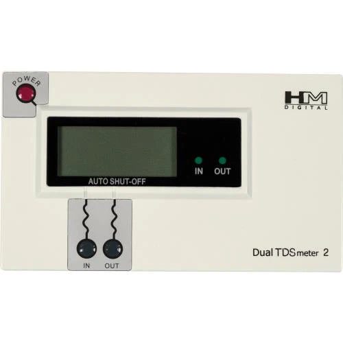 HydroLogic TDS PRO (WHITE) - IN/OUT PPM MONITOR W 1/2 IN AND 3/8 OUT