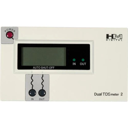 HydroLogic TDS PRO (WHITE) - IN/OUT PPM MONITOR W 1/2 IN AND 3/8 OUT