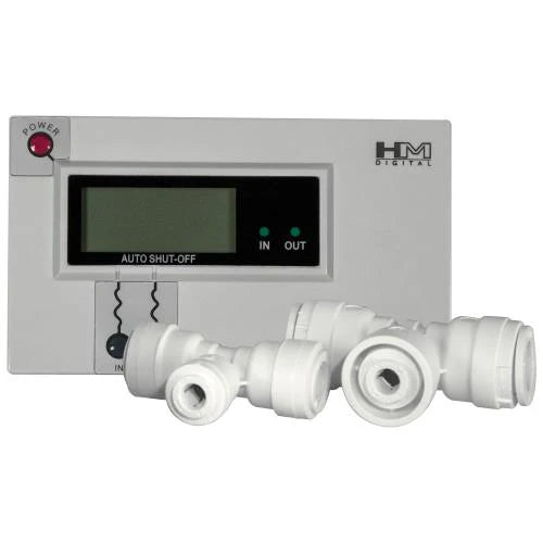 HydroLogic TDS PRO (WHITE) - IN/OUT PPM MONITOR W 1/2 IN AND 3/8 OUT with Adapters