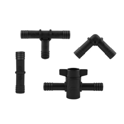 Hydro Flow Ecoplus Barbed Connectors 1/2 in